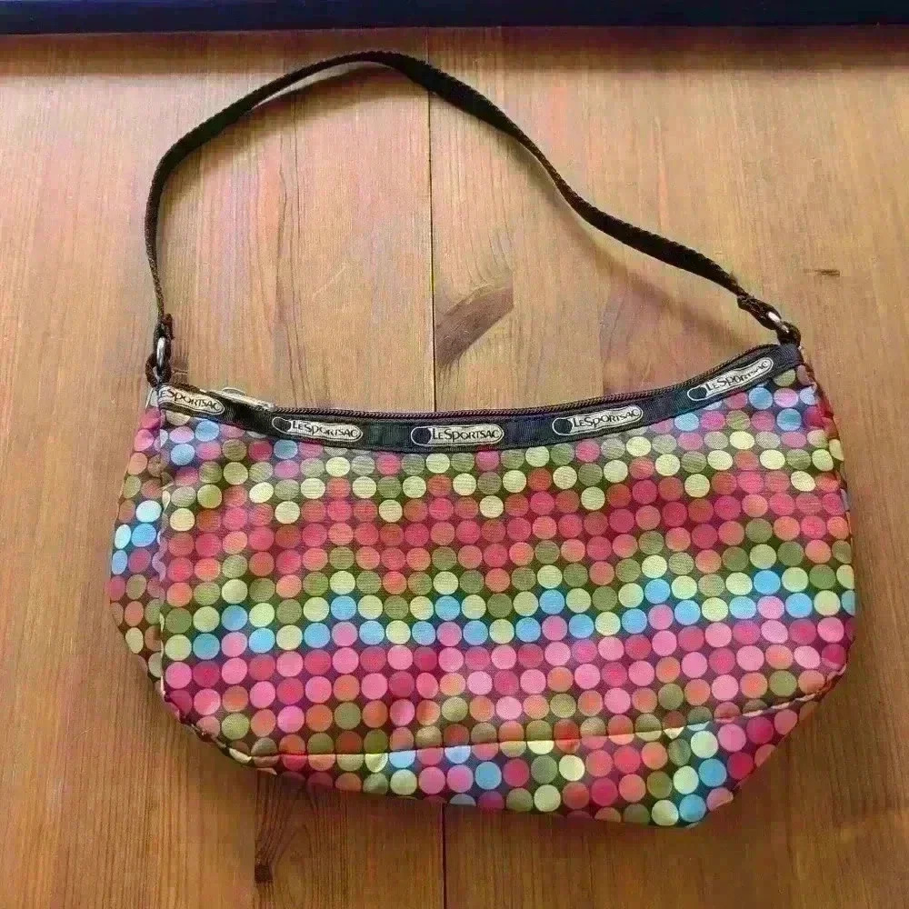 LeSporsac Small Multi-colored dotted purse